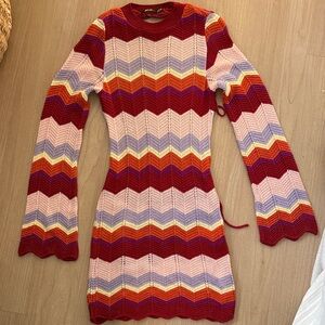 LIKE NEW Nasty Gal Knit Backless Mini Dress Size 2